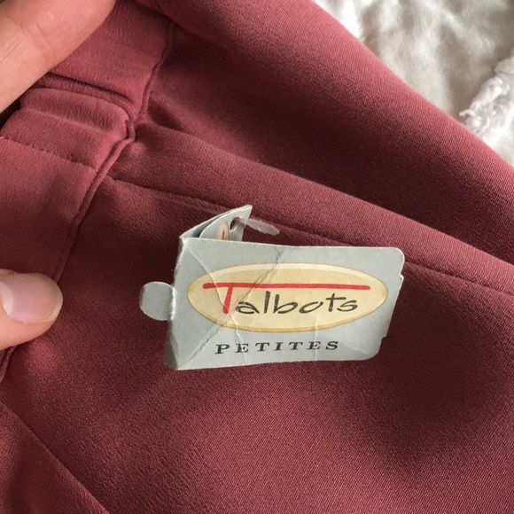 Mauve/rose blush pink, knee-length skirt by Talbots (petite) - Picture 3 of 3